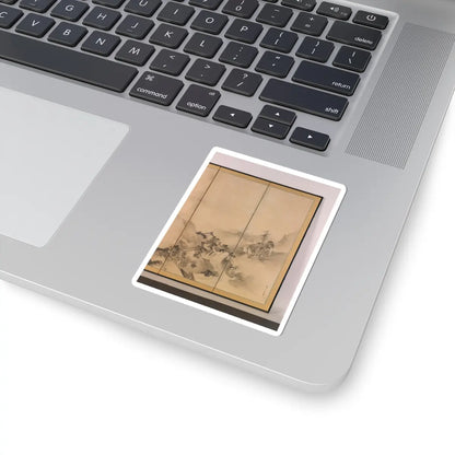 Kano Tan'yū - Landscapes of the Four Seasons - 1630s v3 - STICKER Vinyl Kiss-Cut Decal