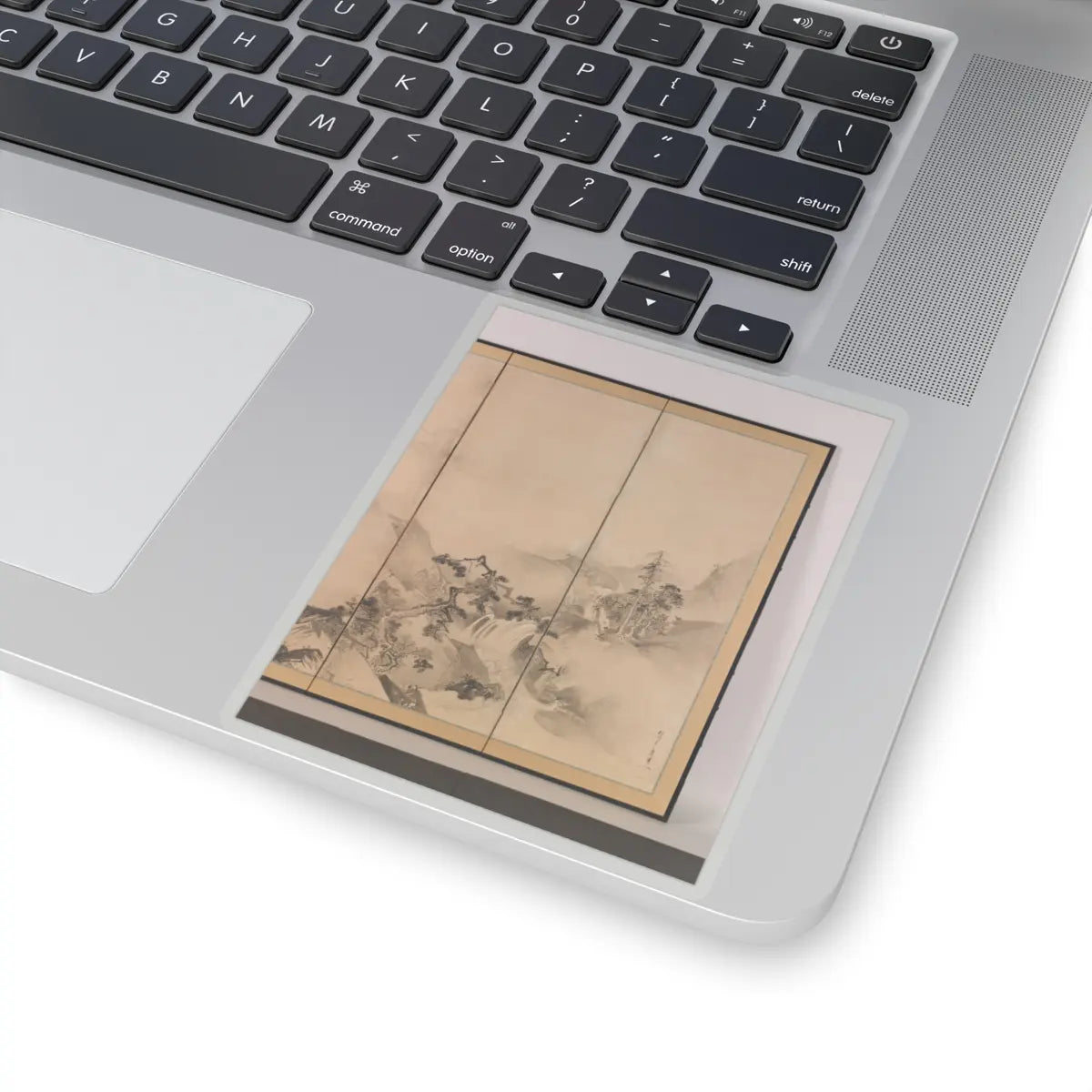 Kano Tan'yū - Landscapes of the Four Seasons - 1630s v3 - STICKER Vinyl Kiss-Cut Decal