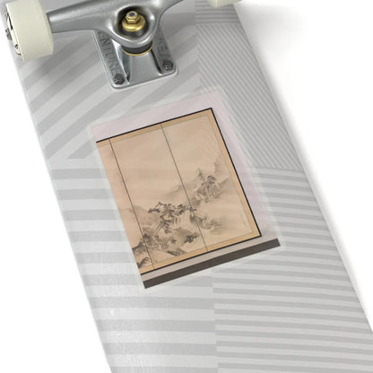 Kano Tan'yū - Landscapes of the Four Seasons - 1630s v3 - STICKER Vinyl Kiss-Cut Decal