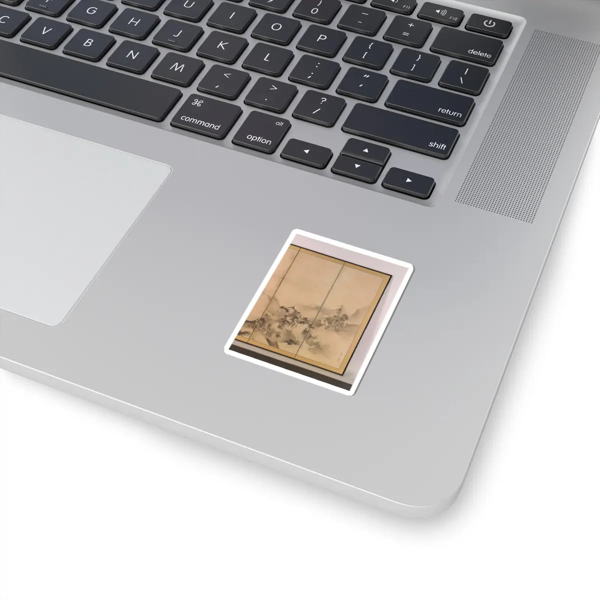 Kano Tan'yū - Landscapes of the Four Seasons - 1630s v3 - STICKER Vinyl Kiss-Cut Decal