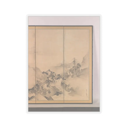 Kano Tan'yū - Landscapes of the Four Seasons - 1630s v3 - STICKER Vinyl Kiss-Cut Decal