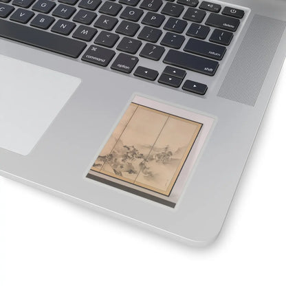 Kano Tan'yū - Landscapes of the Four Seasons - 1630s v3 - STICKER Vinyl Kiss-Cut Decal