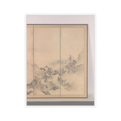 Kano Tan'yū - Landscapes of the Four Seasons - 1630s v3 - STICKER Vinyl Kiss-Cut Decal
