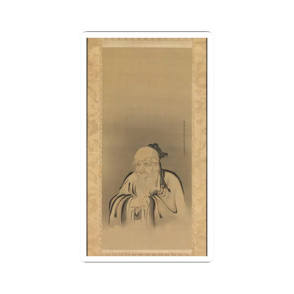 Kano Tan'yū - Portrait of Emperor Shennong - 1665 v2 - STICKER Vinyl Kiss-Cut Decal