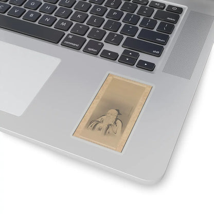 Kano Tan'yū - Portrait of Emperor Shennong - 1665 v2 - STICKER Vinyl Kiss-Cut Decal