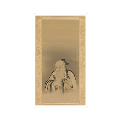 Kano Tan'yū - Portrait of Emperor Shennong - 1665 v2 - STICKER Vinyl Kiss-Cut Decal