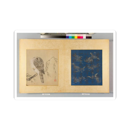 Kano Tsunenobu - Album of Hawks and Calligraphy - 17th–18th century v11 - STICKER Vinyl Kiss-Cut Decal