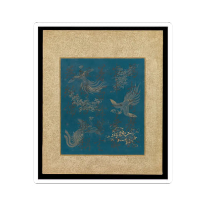 Kano Tsunenobu - Album of Hawks and Calligraphy - 17th–18th century v18 - STICKER Vinyl Kiss-Cut Decal
