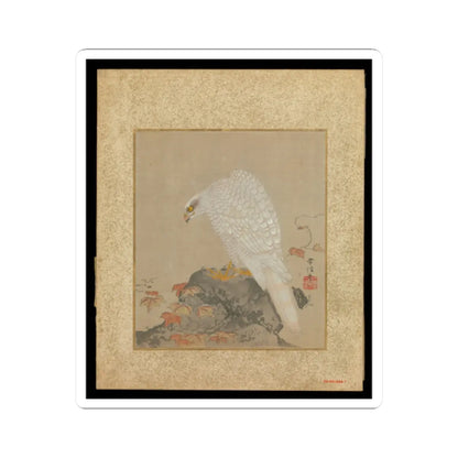 Kano Tsunenobu - Album of Hawks and Calligraphy - 17th–18th century v20 - STICKER Vinyl Kiss-Cut Decal