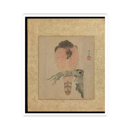 Kano Tsunenobu - Album of Hawks and Calligraphy - 17th–18th century v25 - STICKER Vinyl Kiss-Cut Decal