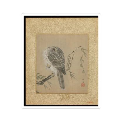 Kano Tsunenobu - Album of Hawks and Calligraphy - 17th–18th century v29 - STICKER Vinyl Kiss-Cut Decal