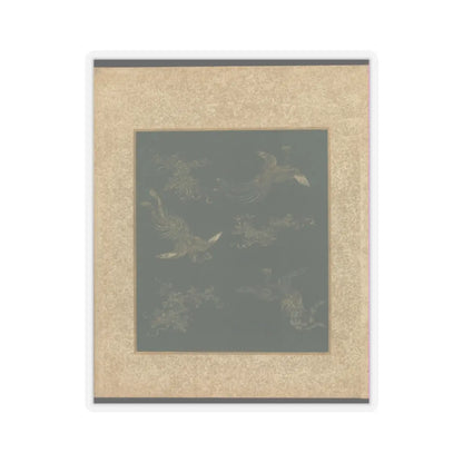 Kano Tsunenobu - Album of Hawks and Calligraphy - 17th–18th century v37 - STICKER Vinyl Kiss-Cut Decal