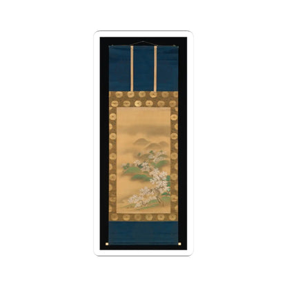 Kano Tsunenobu - Nunobiki Waterfall, Mount Yoshino, and Tatsuta River - after 1709 v5 - STICKER Vinyl Kiss-Cut Decal