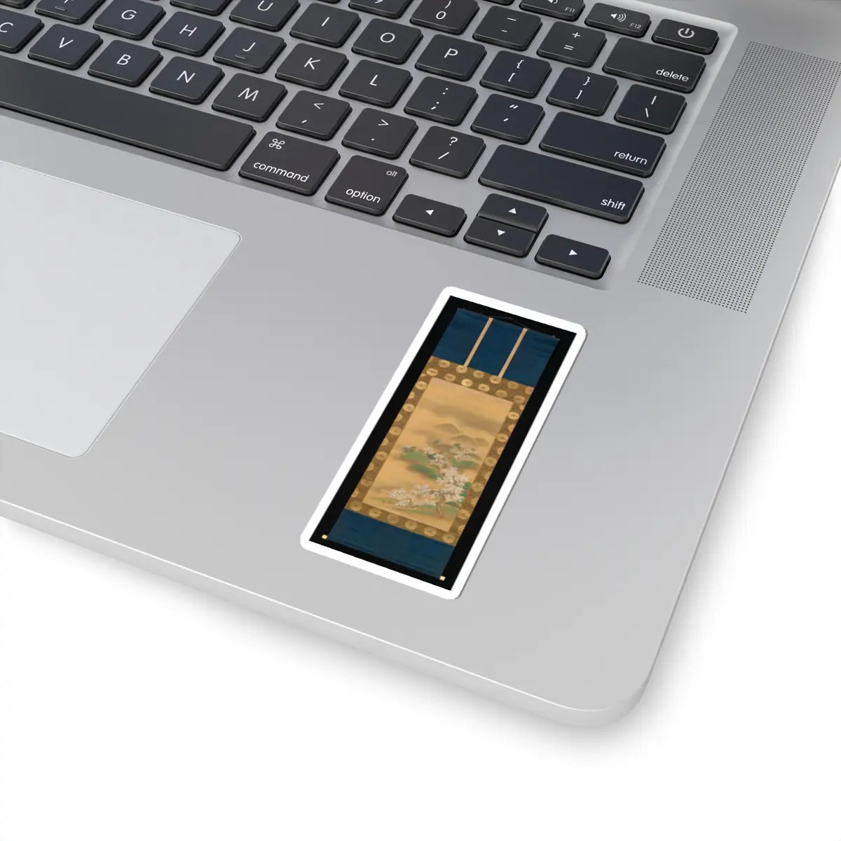 Kano Tsunenobu - Nunobiki Waterfall, Mount Yoshino, and Tatsuta River - after 1709 v5 - STICKER Vinyl Kiss-Cut Decal
