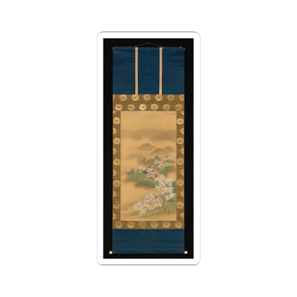 Kano Tsunenobu - Nunobiki Waterfall, Mount Yoshino, and Tatsuta River - after 1709 v5 - STICKER Vinyl Kiss-Cut Decal