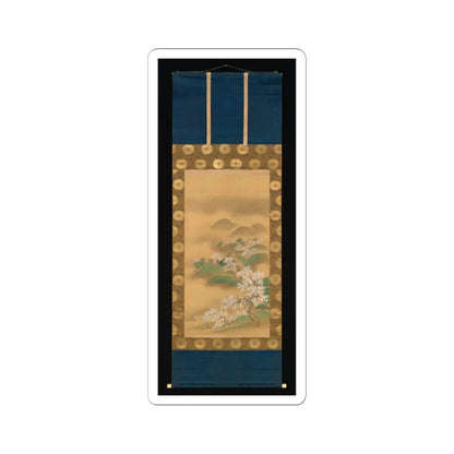 Kano Tsunenobu - Nunobiki Waterfall, Mount Yoshino, and Tatsuta River - after 1709 v5 - STICKER Vinyl Kiss-Cut Decal