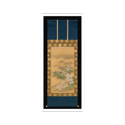 Kano Tsunenobu - Nunobiki Waterfall, Mount Yoshino, and Tatsuta River - after 1709 v5 - STICKER Vinyl Kiss-Cut Decal