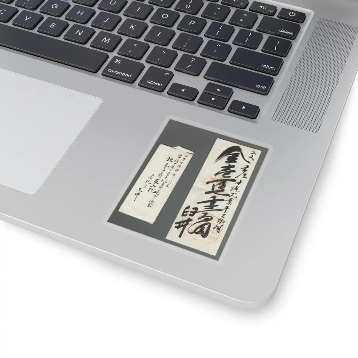 Kano Tsunenobu - Nunobiki Waterfall, Mount Yoshino, and Tatsuta River - after 1709 v9 - STICKER Vinyl Kiss-Cut Decal