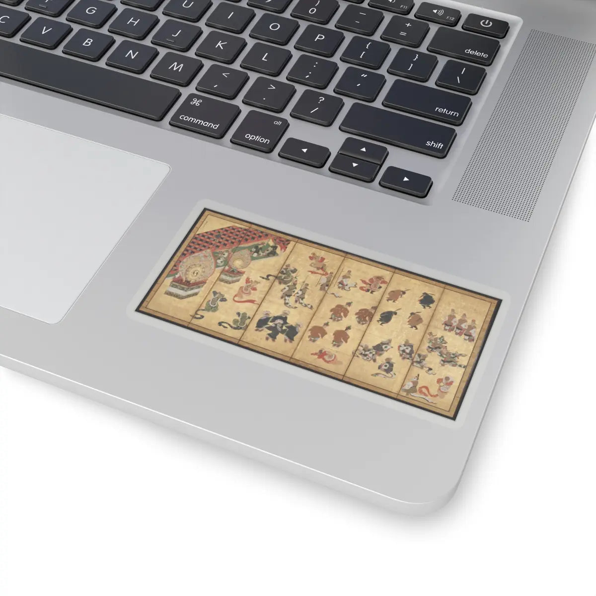 Kano Yasunobu - Bugaku Dancers - unknown v1 - STICKER Vinyl Kiss-Cut Decal