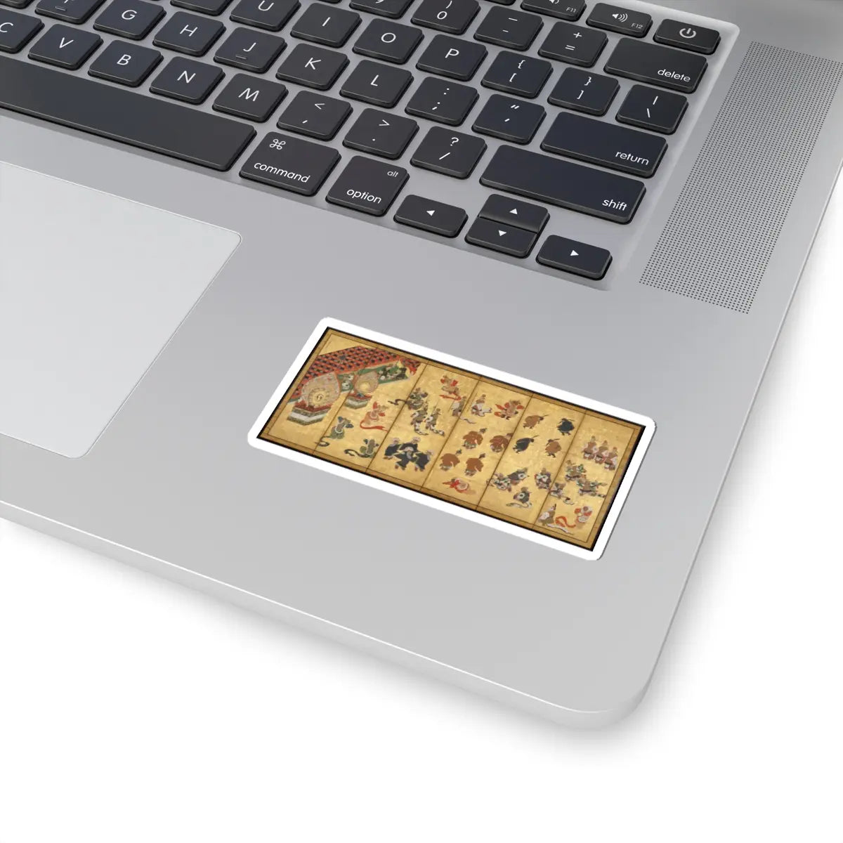 Kano Yasunobu - Bugaku Dancers - unknown v1 - STICKER Vinyl Kiss-Cut Decal