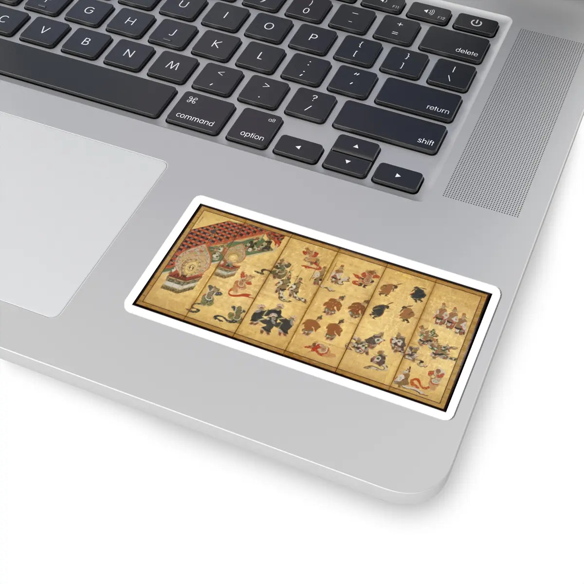 Kano Yasunobu - Bugaku Dancers - unknown v1 - STICKER Vinyl Kiss-Cut Decal