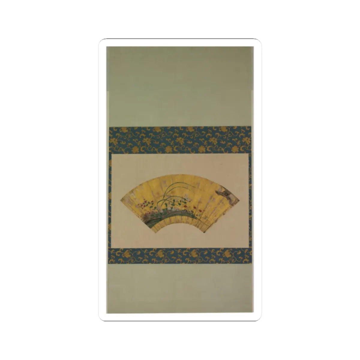 Kano Yukinobu 狩野之信 - Moon over an Autumn Moor - 16th century - STICKER Vinyl Kiss-Cut Decal