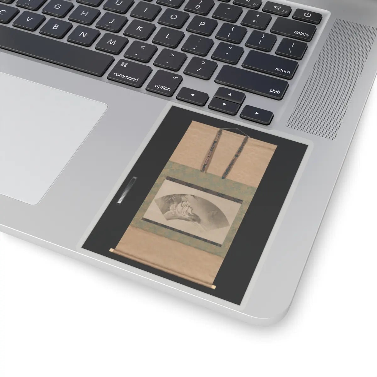 Kano Yukinobu 狩野之信 - The Daoist Immortal Liezi Flying on a Cloud - 16th century v2 - STICKER Vinyl Kiss-Cut Decal