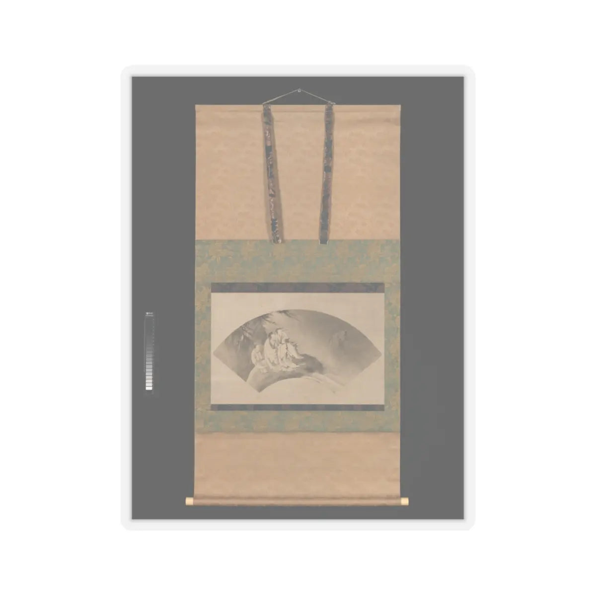 Kano Yukinobu 狩野之信 - The Daoist Immortal Liezi Flying on a Cloud - 16th century v2 - STICKER Vinyl Kiss-Cut Decal