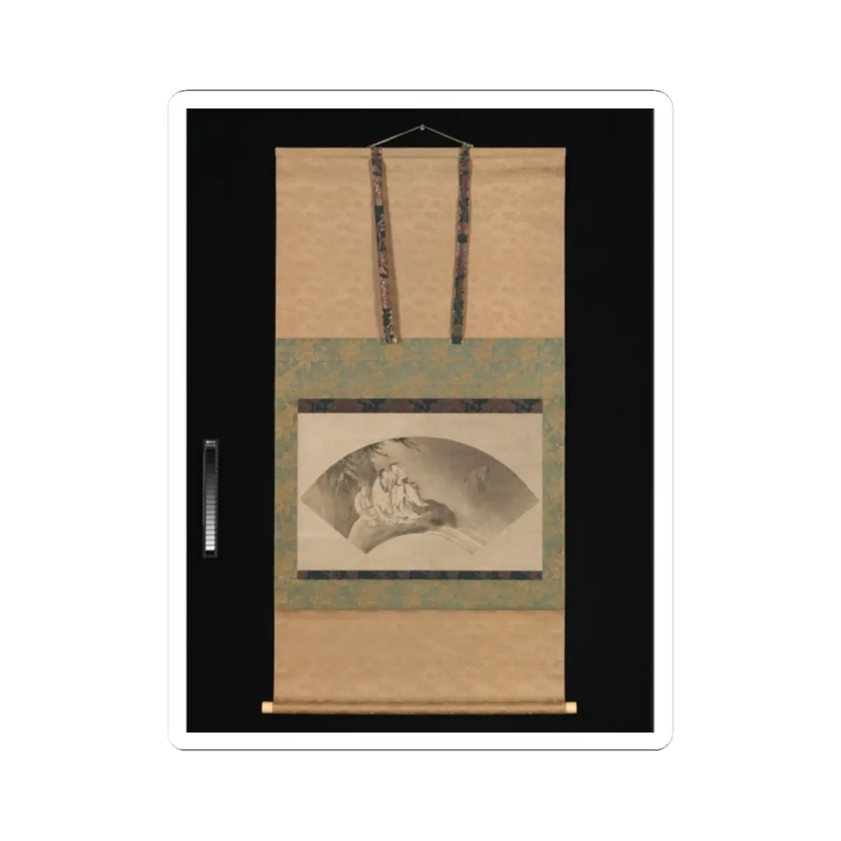 Kano Yukinobu 狩野之信 - The Daoist Immortal Liezi Flying on a Cloud - 16th century v2 - STICKER Vinyl Kiss-Cut Decal