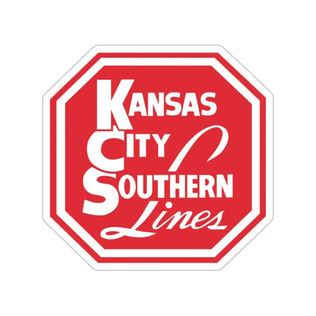 Kansas City South Lines STICKER Vinyl Die-Cut Decal - The Sticker Space