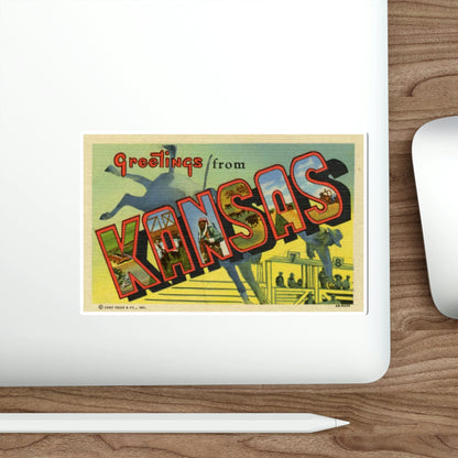 Kansas (Greeting Cards) STICKER Vinyl Die-Cut Decal-The Sticker Space