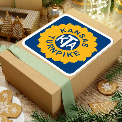 Kansas Turnpike (Kansas) (Road Sign) STICKER Vinyl Kiss-Cut Decal - The Sticker Space