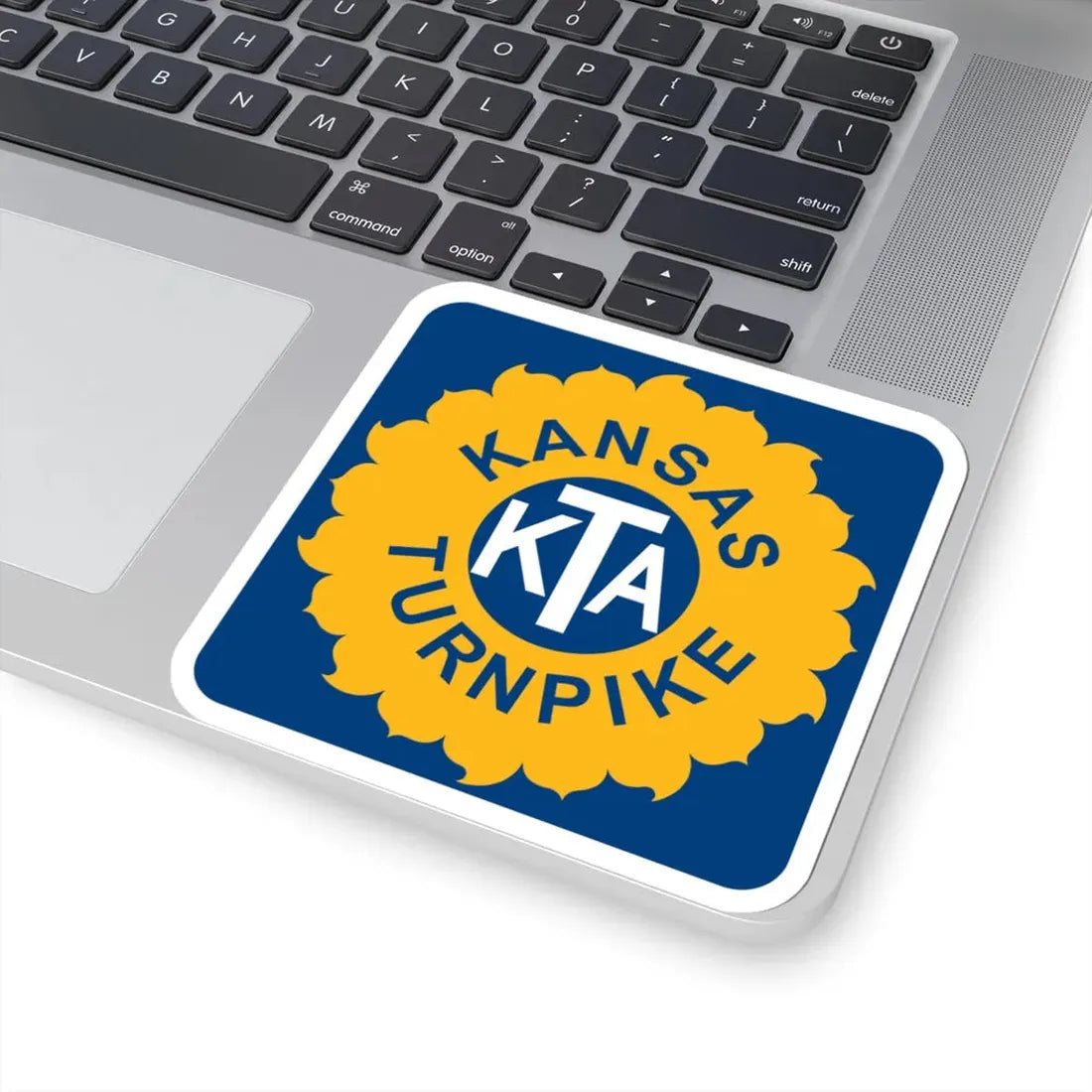 Kansas Turnpike (Kansas) (Road Sign) STICKER Vinyl Kiss-Cut Decal - The Sticker Space