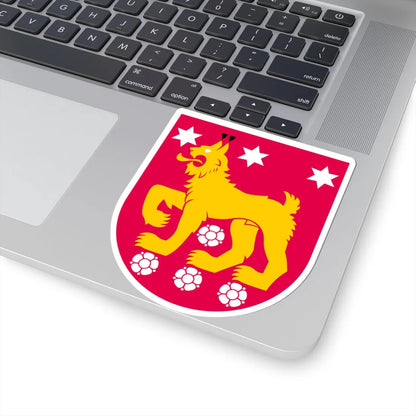 Kanta-Häme.vaakuna (Finland) (Coat of Arms) STICKER Vinyl Kiss-Cut Decal - The Sticker Space