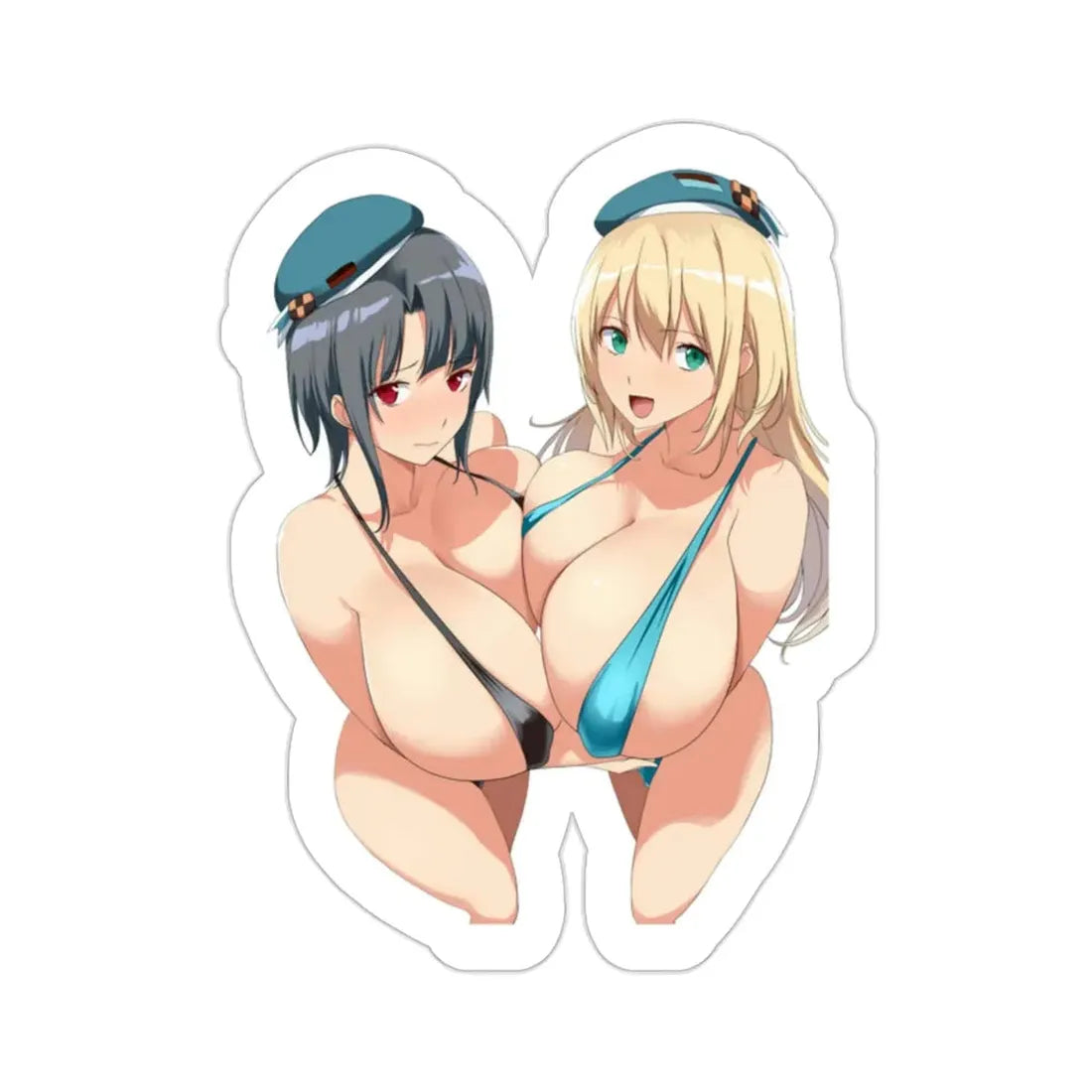 Kantai Collection - Atago and Takao (Anime/Ecchi/Waifu) STICKER Vinyl Die-Cut Decal - The Sticker Space