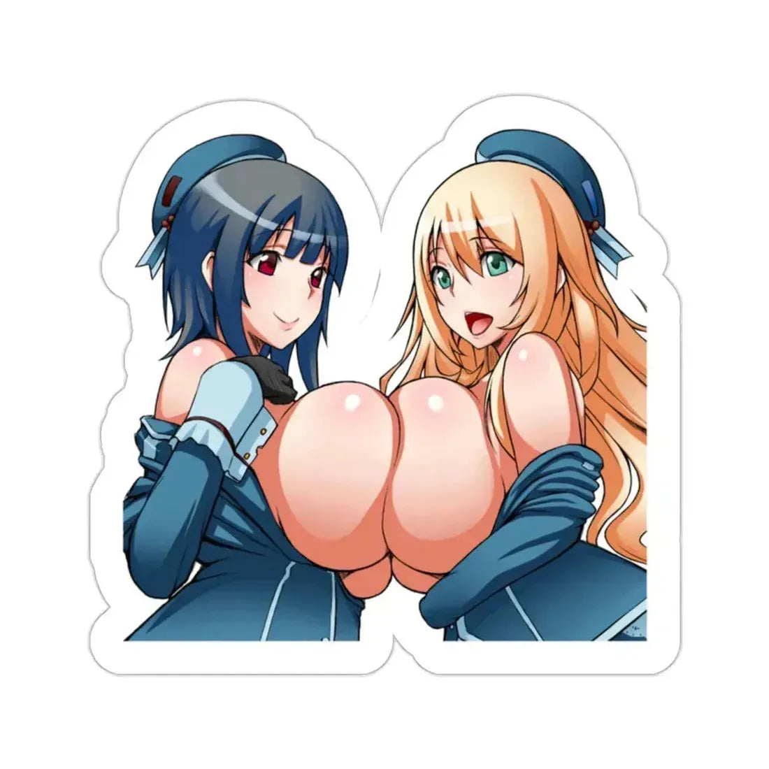 Kantai Collection - Atago and Takao v2 (Anime/Ecchi/Waifu) STICKER Vinyl Die-Cut Decal 2 Inch - The Sticker Space