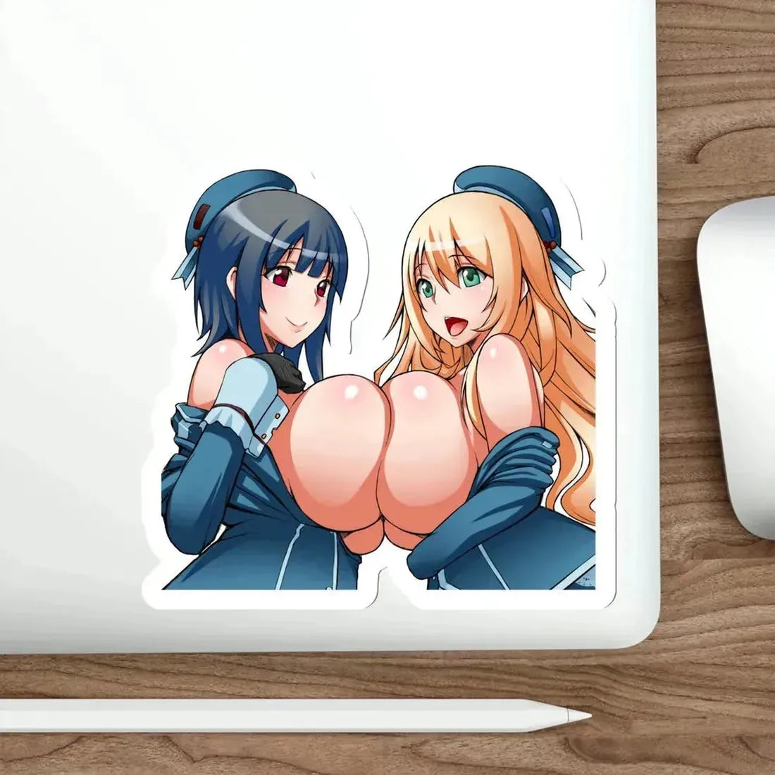 Kantai Collection - Atago and Takao v2 (Anime/Ecchi/Waifu) STICKER Vinyl Die-Cut Decal - The Sticker Space