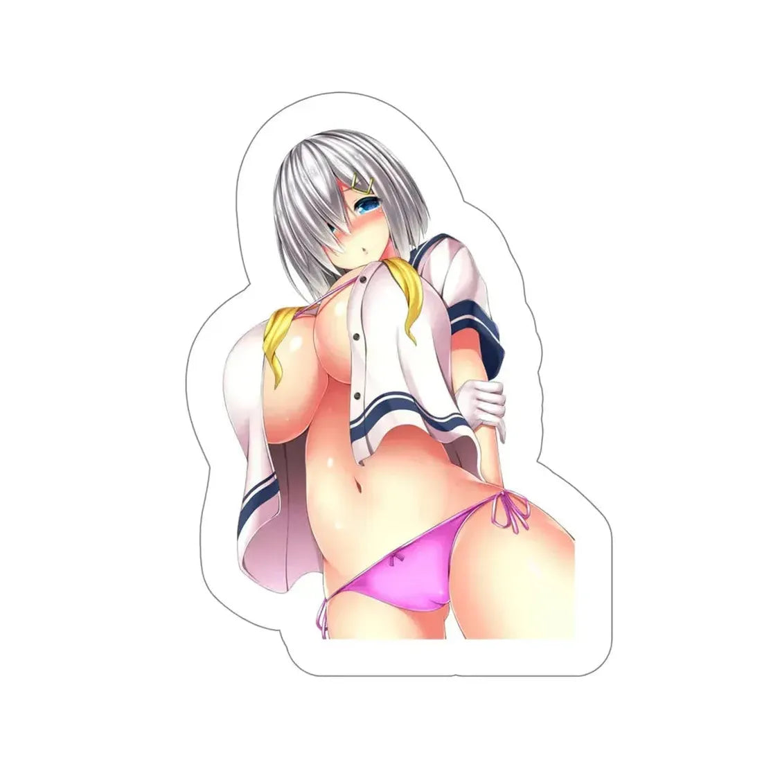 Kantai Collection - Hamakaze (Anime/Ecchi/Waifu) STICKER Vinyl Die-Cut Decal 5 Inch - The Sticker Space