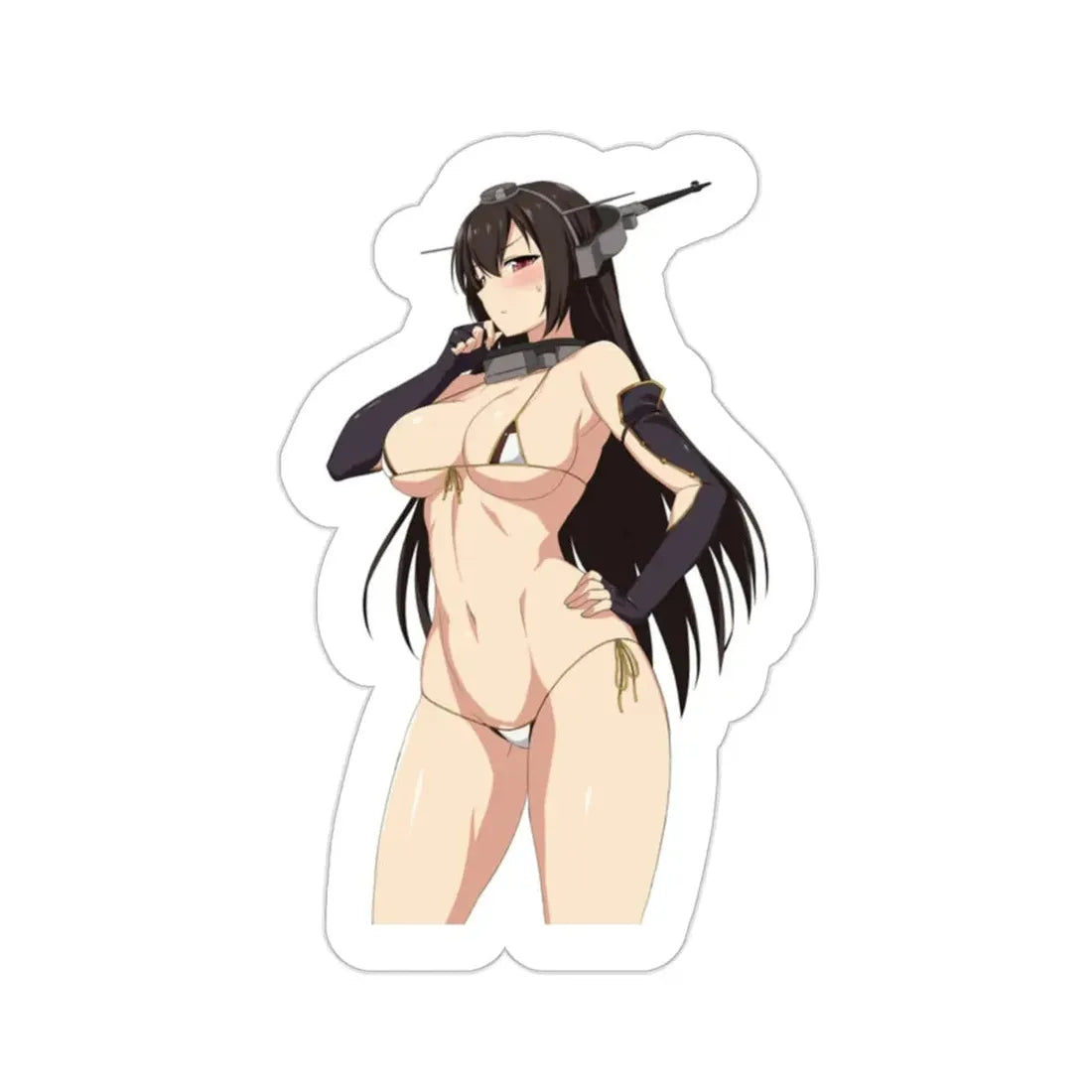 Kantai Collection - Nagato (Anime/Ecchi/Waifu) STICKER Vinyl Die-Cut Decal - The Sticker Space