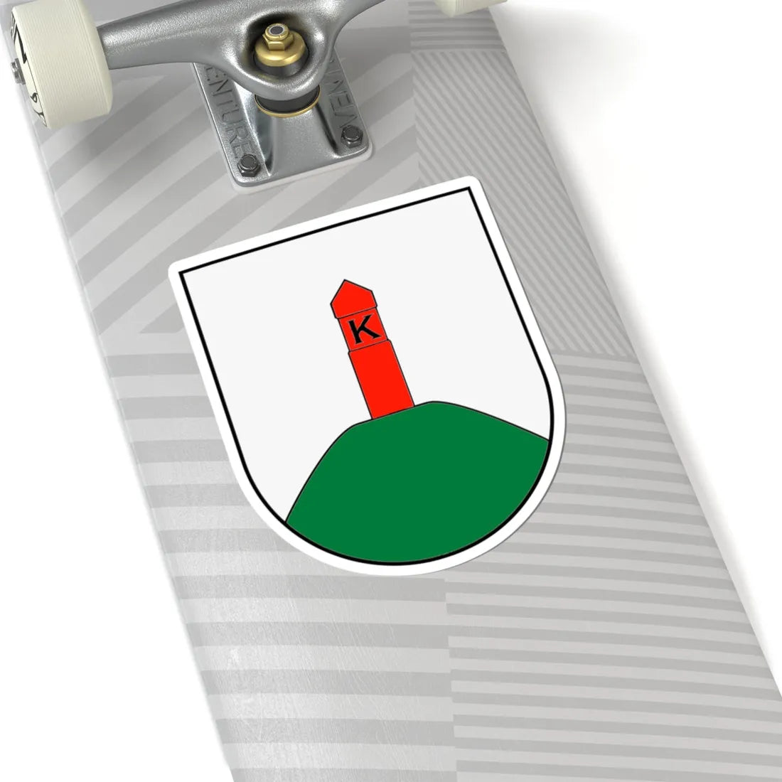 Kapciamiestis COA (Lithuania) (Coat of Arms) STICKER Vinyl Kiss-Cut Decal - The Sticker Space