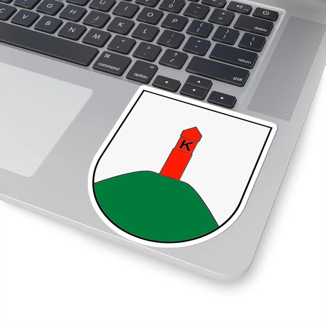 Kapciamiestis COA (Lithuania) (Coat of Arms) STICKER Vinyl Kiss-Cut Decal - The Sticker Space