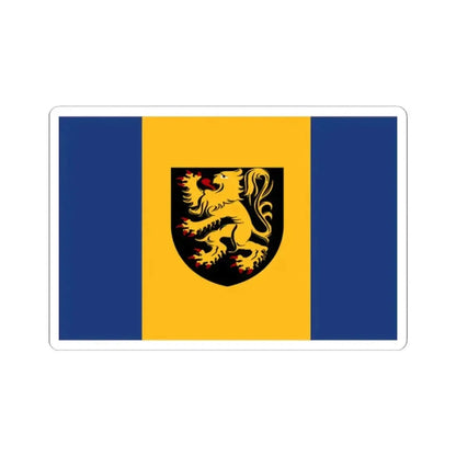 Kapelle-op-den-Bos vlag (Belgium) STICKER Vinyl Kiss-Cut Decal 2 Inch White - The Sticker Space