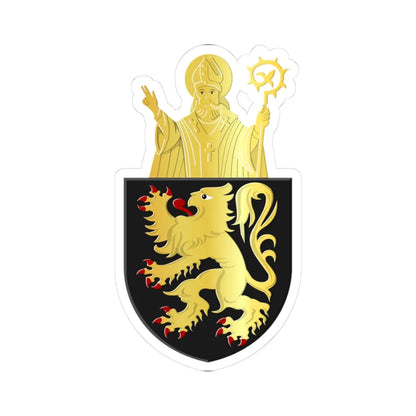 Kapelle-op-den-Bos wapen (Belgium) (Coat of Arms) STICKER Vinyl Kiss-Cut Decal 3 Inch White - The Sticker Space