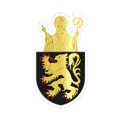 Kapelle-op-den-Bos wapen (Belgium) (Coat of Arms) STICKER Vinyl Kiss-Cut Decal 6 Inch White - The Sticker Space