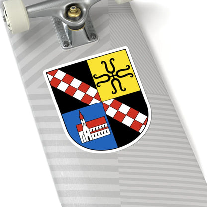 Kappel am Albis-blazon (Switzerland) (Coat of Arms) STICKER Vinyl Kiss-Cut Decal - The Sticker Space