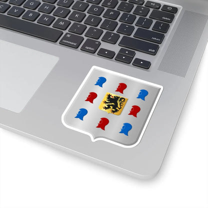 Kaprijke wapen (Belgium) (Coat of Arms) STICKER Vinyl Kiss-Cut Decal - The Sticker Space
