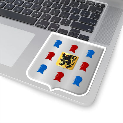 Kaprijke wapen (Belgium) (Coat of Arms) STICKER Vinyl Kiss-Cut Decal - The Sticker Space