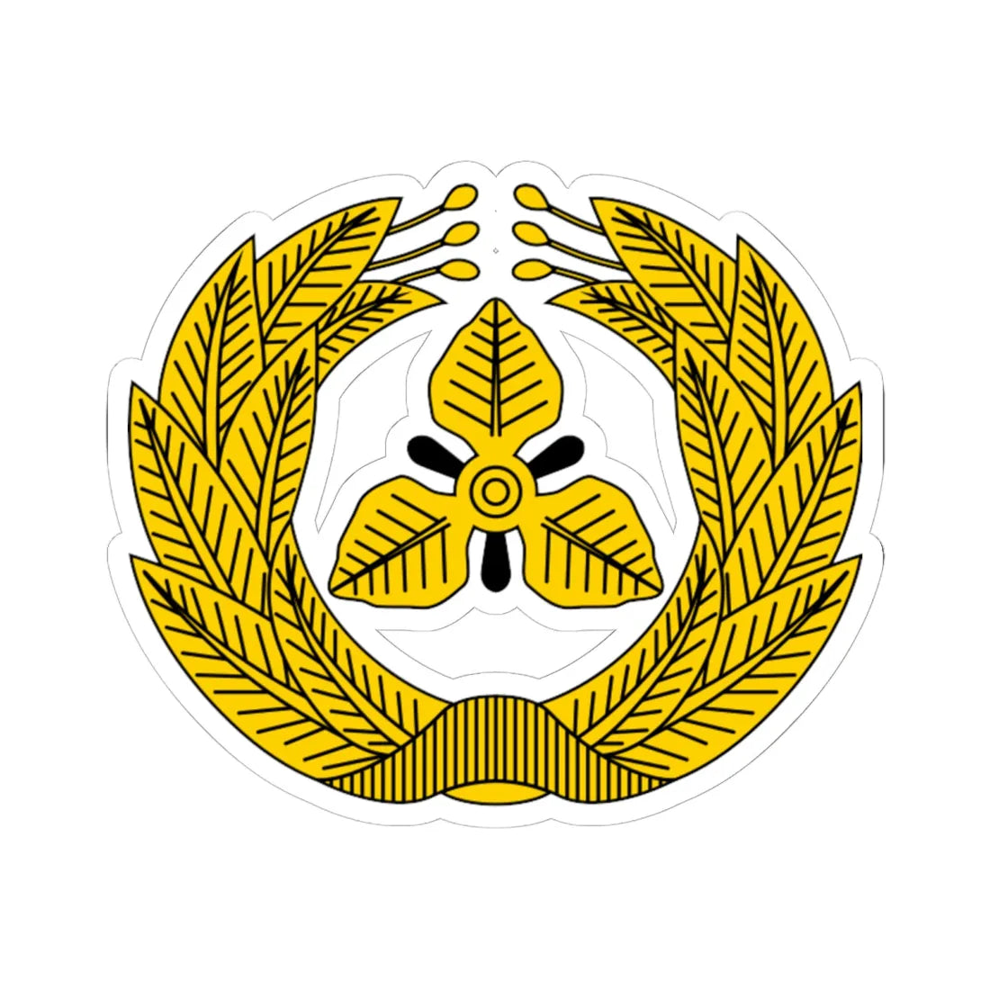 Karafuto government tax official emblem (Russia) (Coat of Arms) STICKER Vinyl Kiss-Cut Decal - The Sticker Space