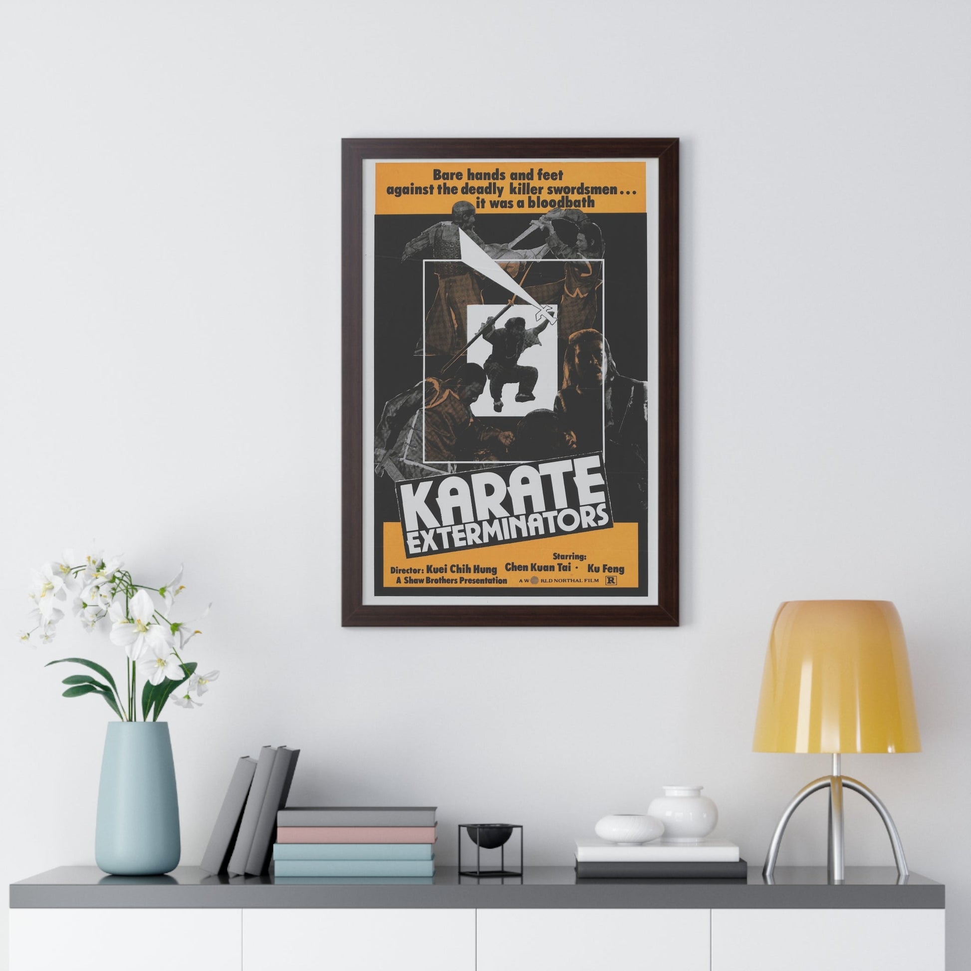 KARATE EXTERMINATORS 1981 - Framed Movie Poster-The Sticker Space