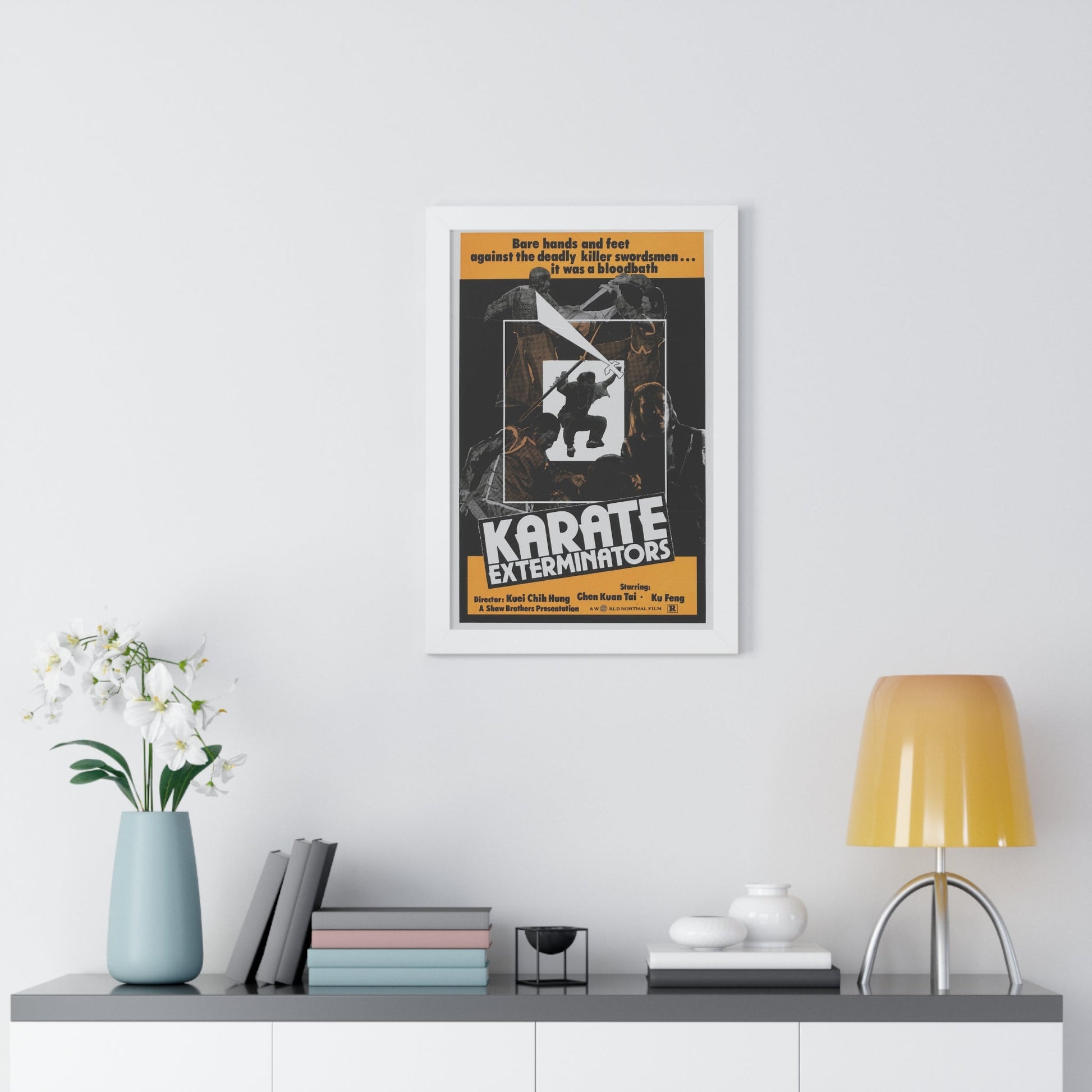 KARATE EXTERMINATORS 1981 - Framed Movie Poster-The Sticker Space